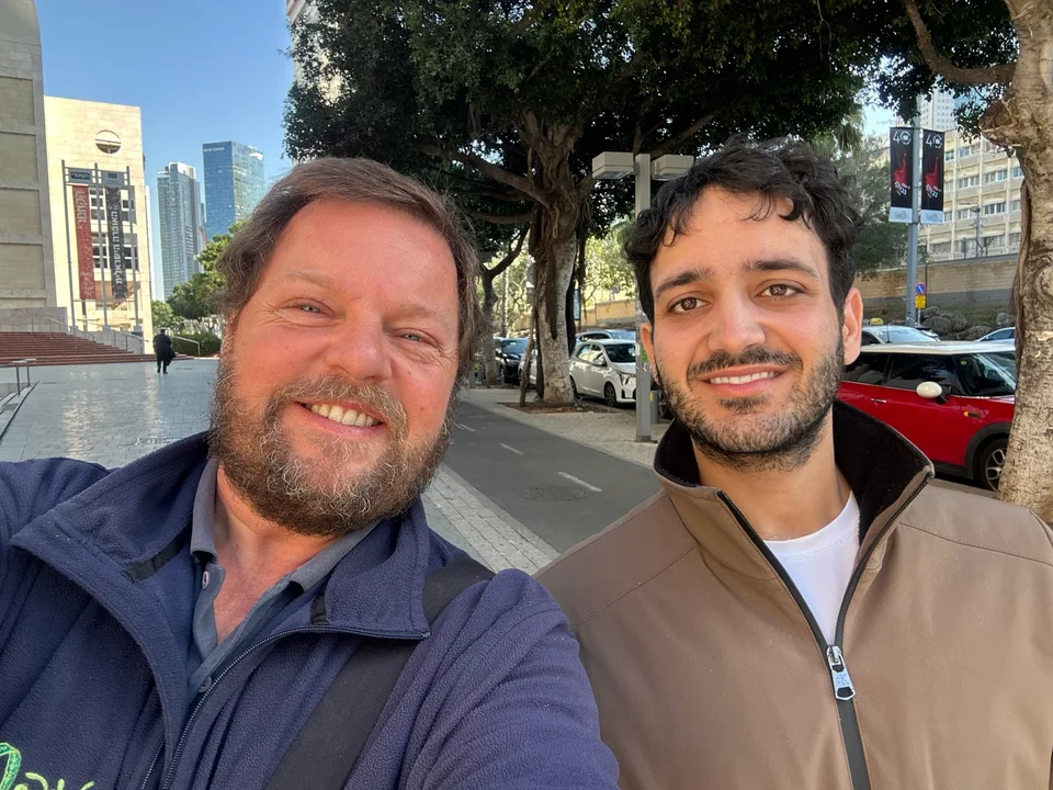 UGATSOFT and UGATCODE co-founders: Uri Goldman on the left and Ariel Twito on the right.